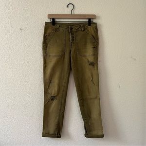 Free People Utility Skinny Ankle Jeans